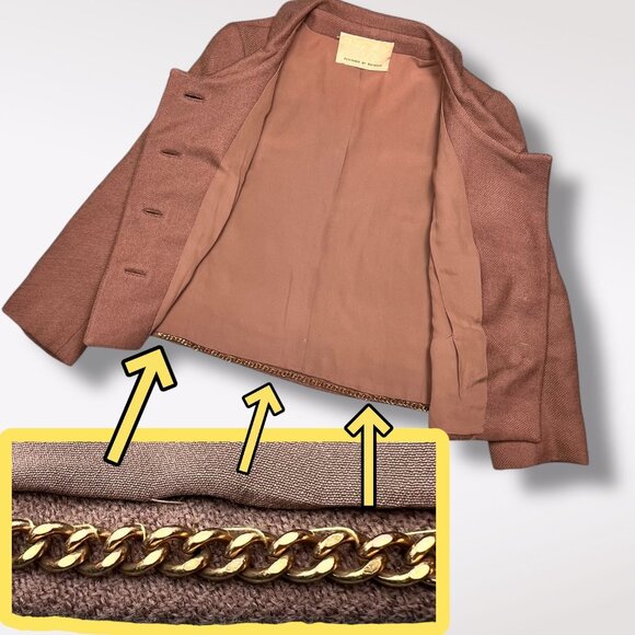 Vintage Lord & Taylor Wool Jacket Union Made XS - Picture 10 of 12